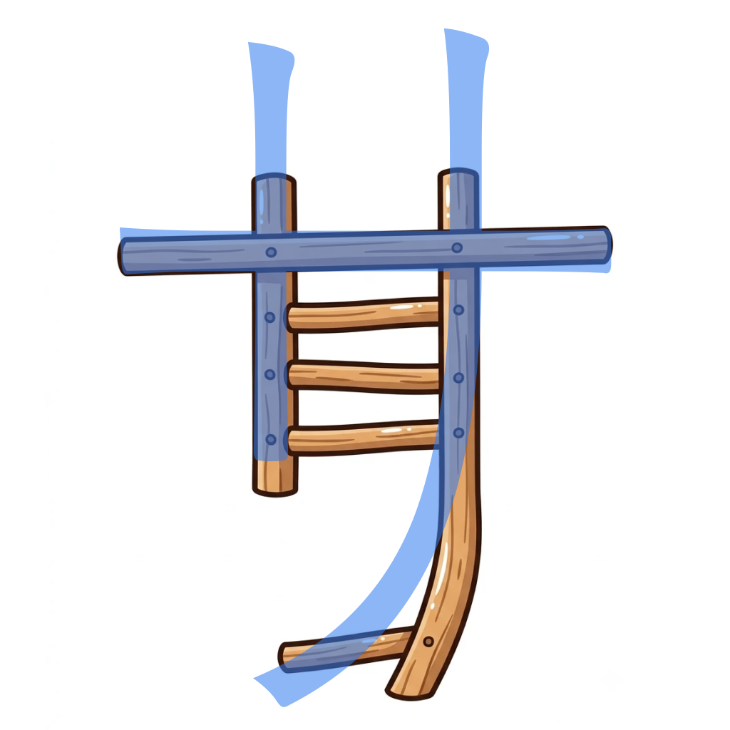 사(サ) 연상 이미지